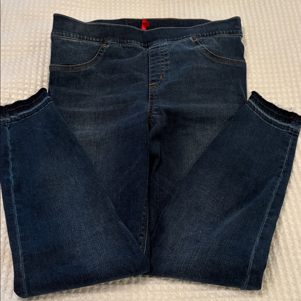 SPANX Dark Blue Denim leggings - Picture 2 of 5